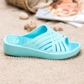 Bona Comode pantofole leggere blu 2