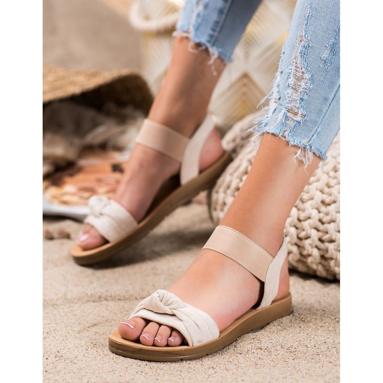 SHELOVET Sandali senza lacci marrone 1