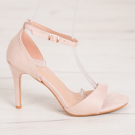 SHELOVET Tacchi classici in pelle scamosciata marrone 2