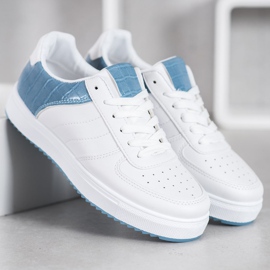 SHELOVET Scarpe alla moda sulla piattaforma bianca 1