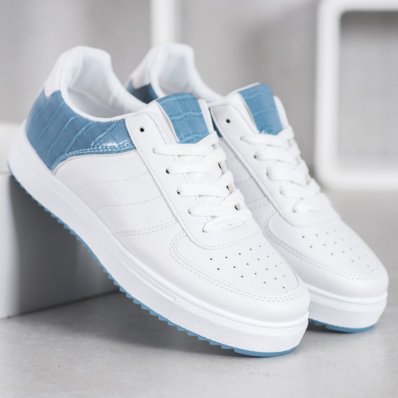 SHELOVET Scarpe alla moda sulla piattaforma bianca 1