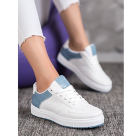 SHELOVET Scarpe alla moda sulla piattaforma bianca 2