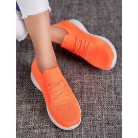 SHELOVET Scarpe sportive basse arancia 1