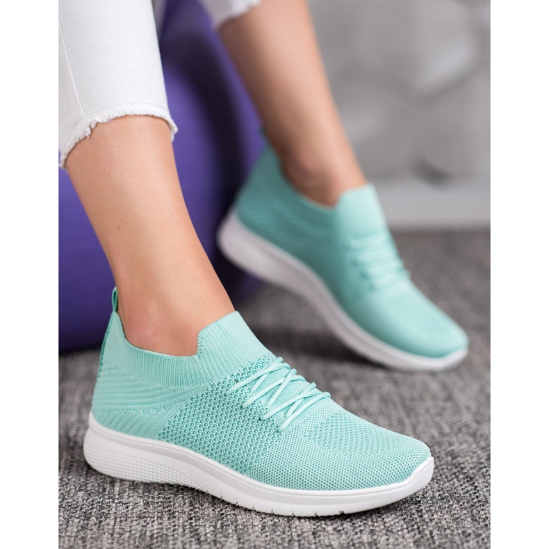 SHELOVET Scarpe sportive basse verde 1
