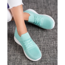 SHELOVET Scarpe sportive basse verde 2