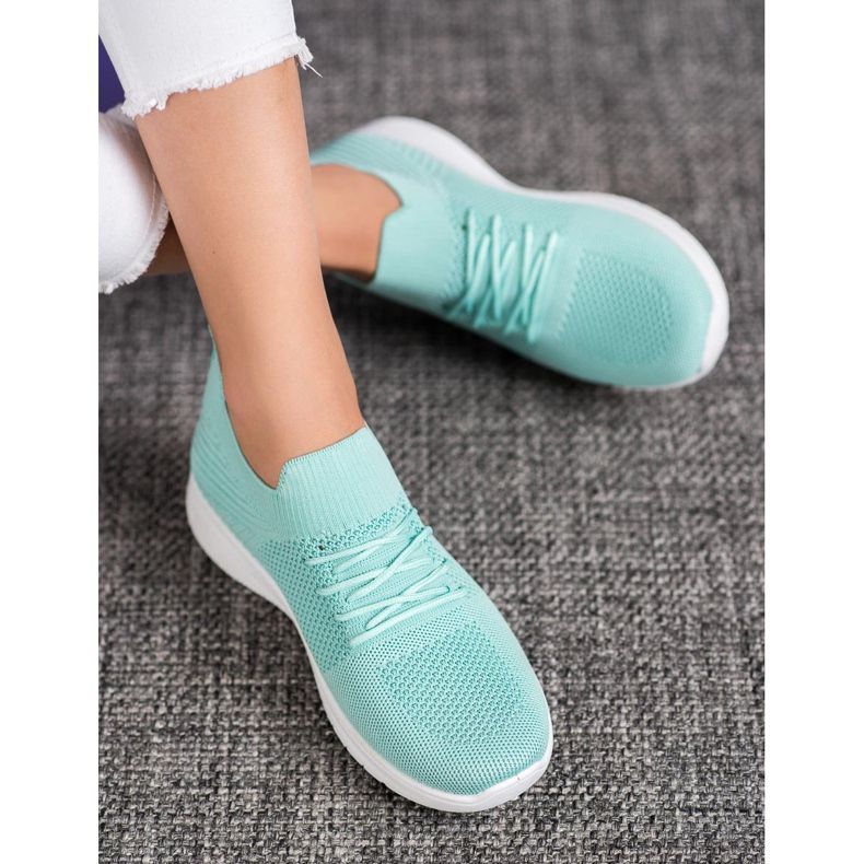 SHELOVET Scarpe sportive basse verde 2