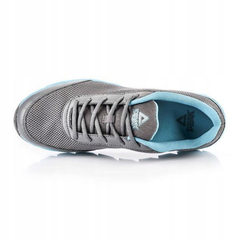 Scarpe da corsa con visiera E43823H M 61325-61327 grigio blu 2