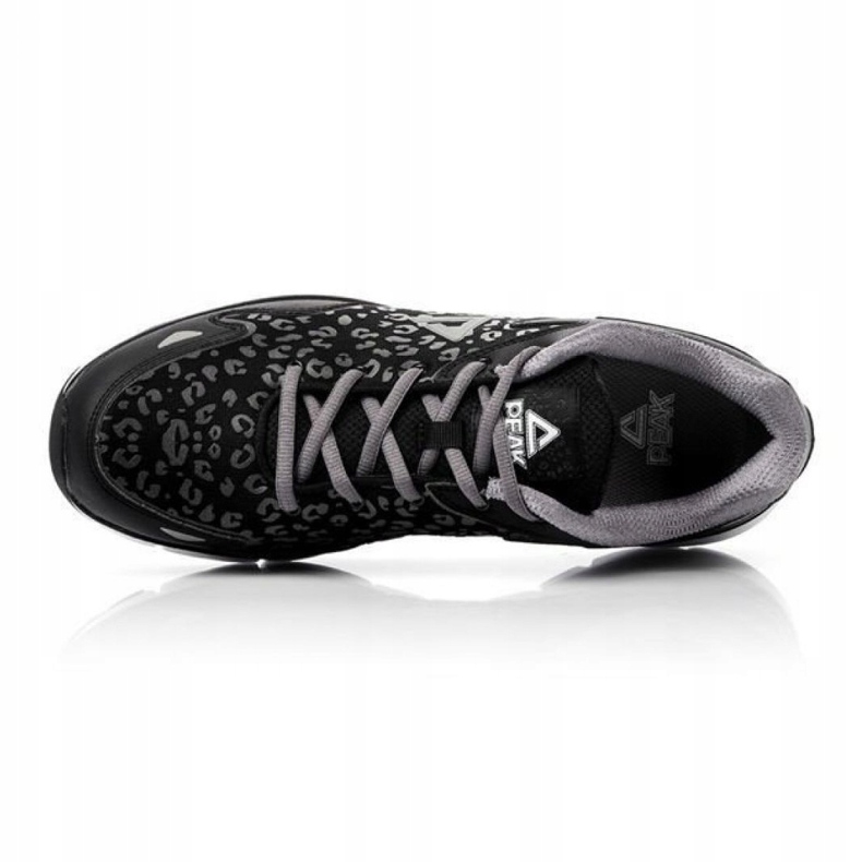 Scarpe da corsa con visiera E44217H M 62460-62465 nero grigio 2