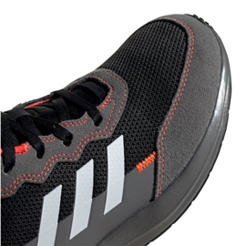 Scarpe da corsa adidas RapidaRun Elite Jr EG6911 nero grigio 1