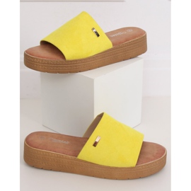 Pantofole gialle da donna gialle G-576 Yellow giallo 1