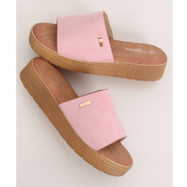 Pantofole rosa da donna rosa G-576 Pink 1