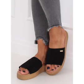 Pantofole nere da donna nere G-576 Black nero 2