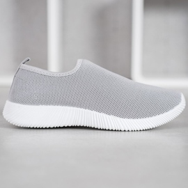 SHELOVET Scarpe sportive slip-on grigio 2