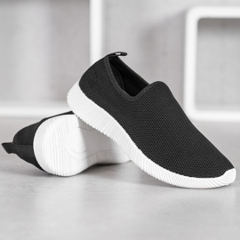 SHELOVET Scarpe sportive slip-on nero 2