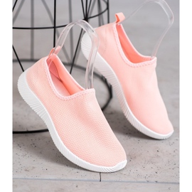 SHELOVET Scarpe sportive slip-on arancia 1