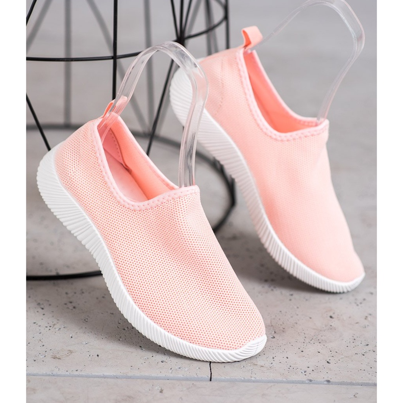 SHELOVET Scarpe sportive slip-on arancia 1
