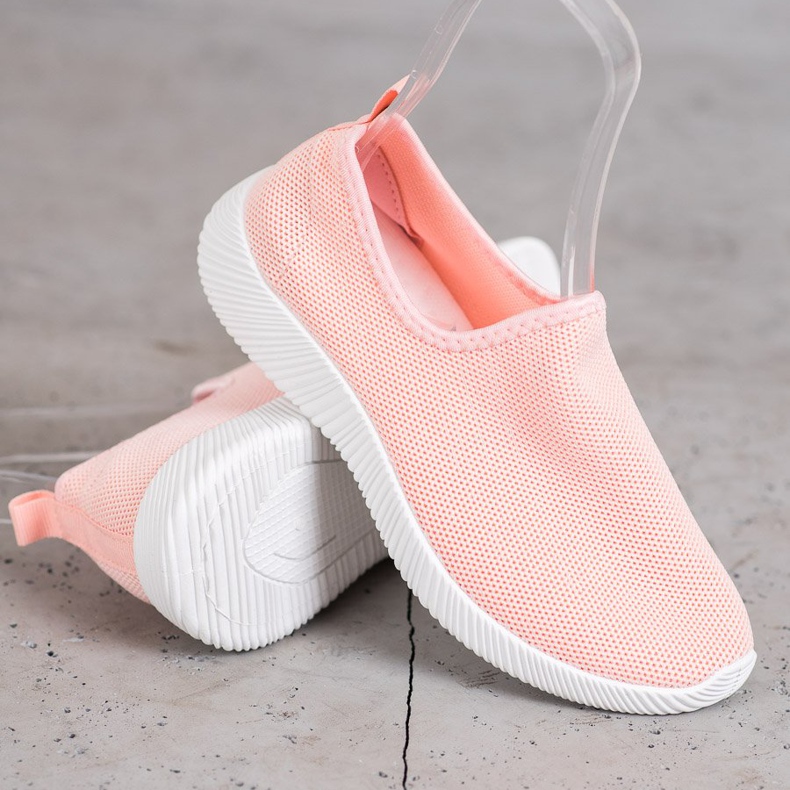 SHELOVET Scarpe sportive slip-on arancia 2