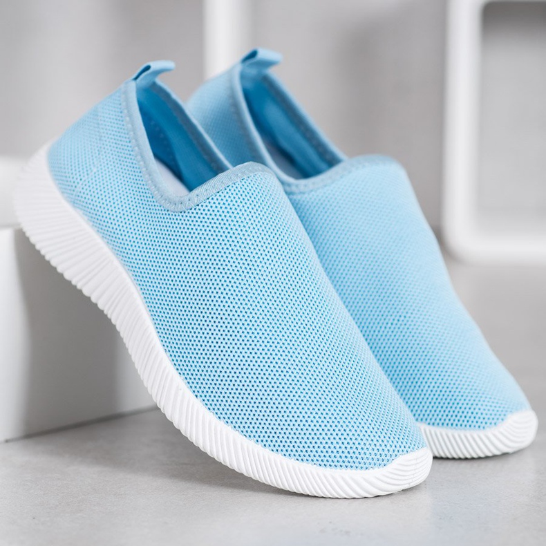SHELOVET Scarpe sportive slip-on blu 2