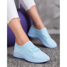 SHELOVET Scarpe sportive basse blu 2