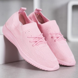 SHELOVET Scarpe sportive basse rosa 1