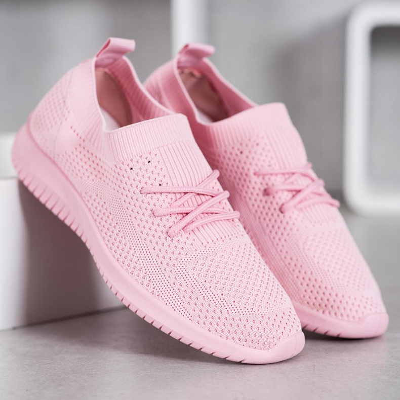 SHELOVET Scarpe sportive basse rosa 1