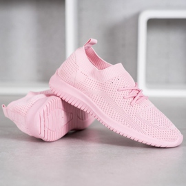 SHELOVET Scarpe sportive basse rosa 2