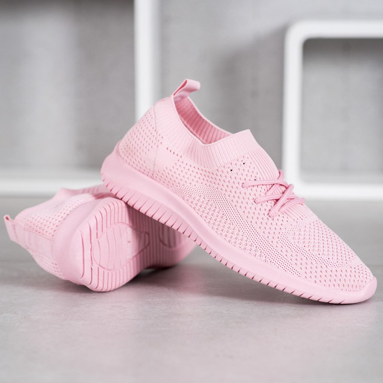 SHELOVET Scarpe sportive basse rosa 2