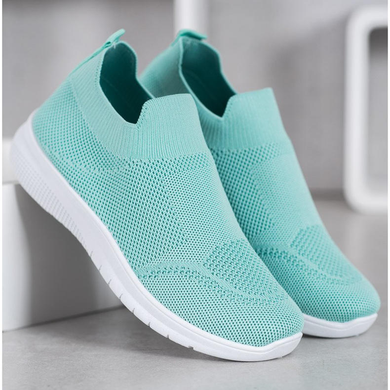 SHELOVET Scarpe da ginnastica senza lacci verde 1