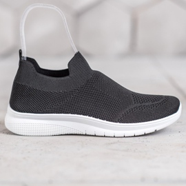 SHELOVET Scarpe da ginnastica senza lacci nero 2