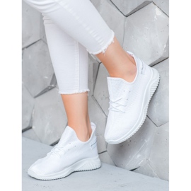 Super Mode Sneakers bianche traforate bianca 1