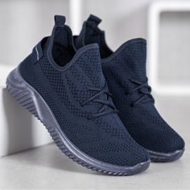Super Mode Sneakers traforate blu navy 1