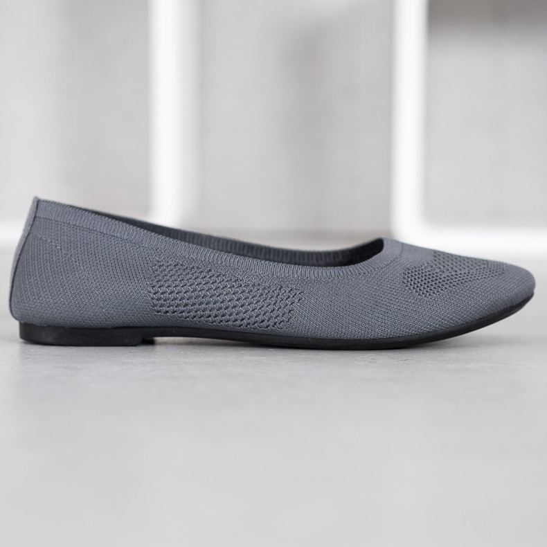 BAOLIKANG Ballerine traforate grigie grigio 2