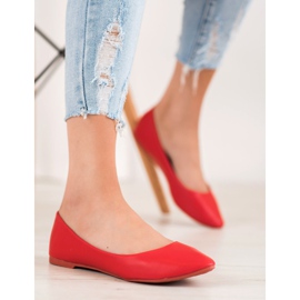 Ballerine rosse rosso 1