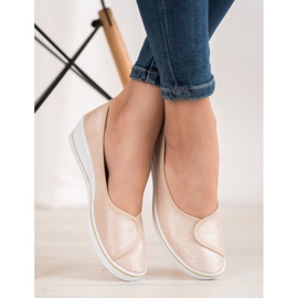 Comer Ballerine Con Glitter marrone giallo 1