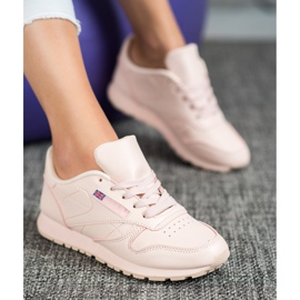SHELOVET Scarpe Allacciate In Ecopelle rosa 1