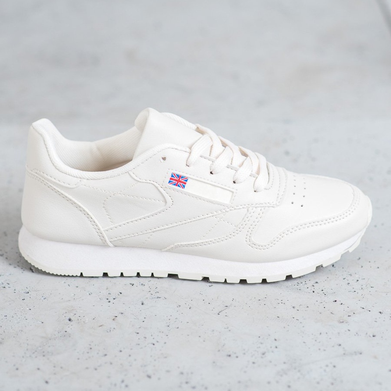 SHELOVET Scarpe Allacciate In Ecopelle bianco 2