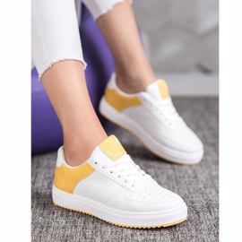 SHELOVET Scarpe alla moda sulla piattaforma bianca 2