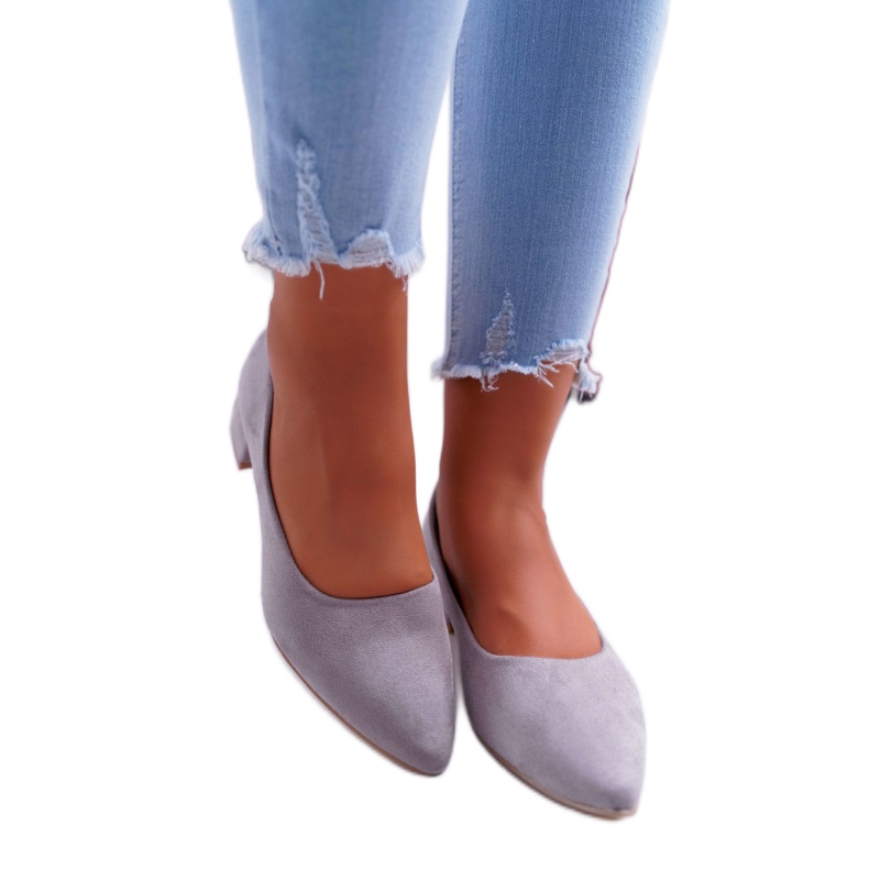 SEA Décolleté Classiche Donna Scamosciato Grigio Rheya 3