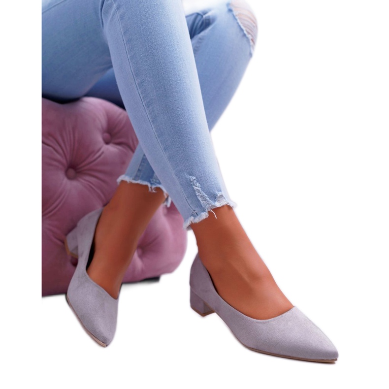 SEA Décolleté Classiche Donna Scamosciato Grigio Rheya 4