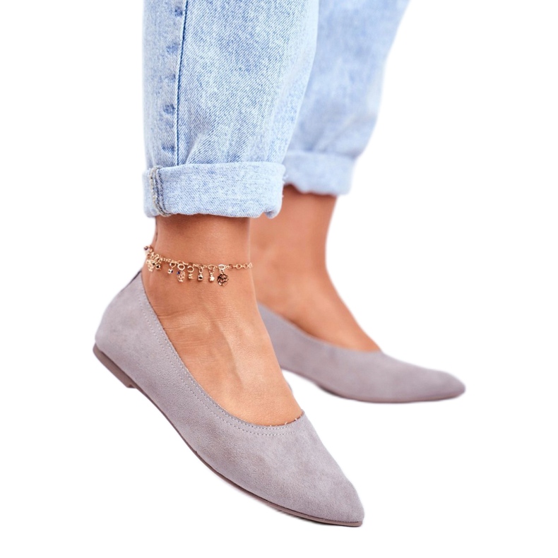 SEA Ballerine Donna Eco-Suede Grigio Bellissima 1