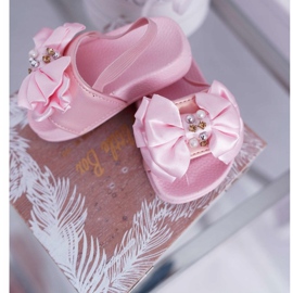 FRROCK Ciabatte Bambina Fiocco Rosa Perla Senari giallo 3