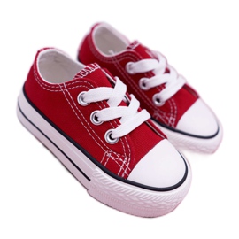 FRROCK Sneakers classiche da bambino rosse Filemon bianca rosso 1