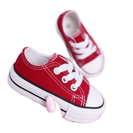 FRROCK Sneakers classiche da bambino rosse Filemon bianca rosso 2