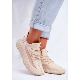 Scarpe sportive da donna, leggere e ariose Beige Lumiere 2