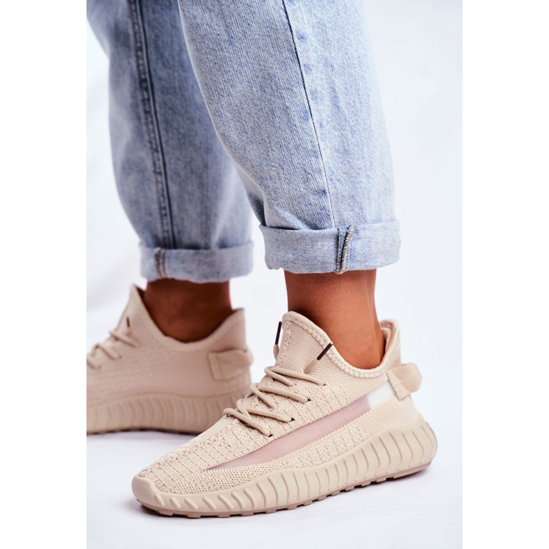 Scarpe sportive da donna, leggere e ariose Beige Lumiere 1