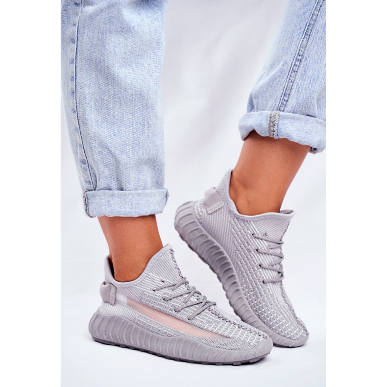 Scarpe sportive da donna, leggere e ariose grigie Lumiere grigio 2