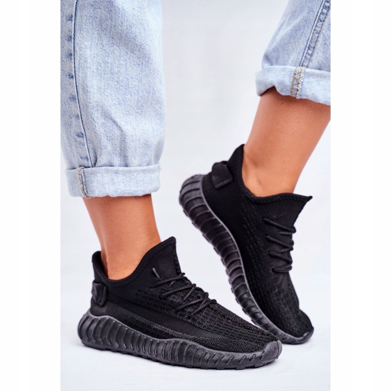 Scarpe sportive da donna, leggere e ariose nere Lumiere nero 2