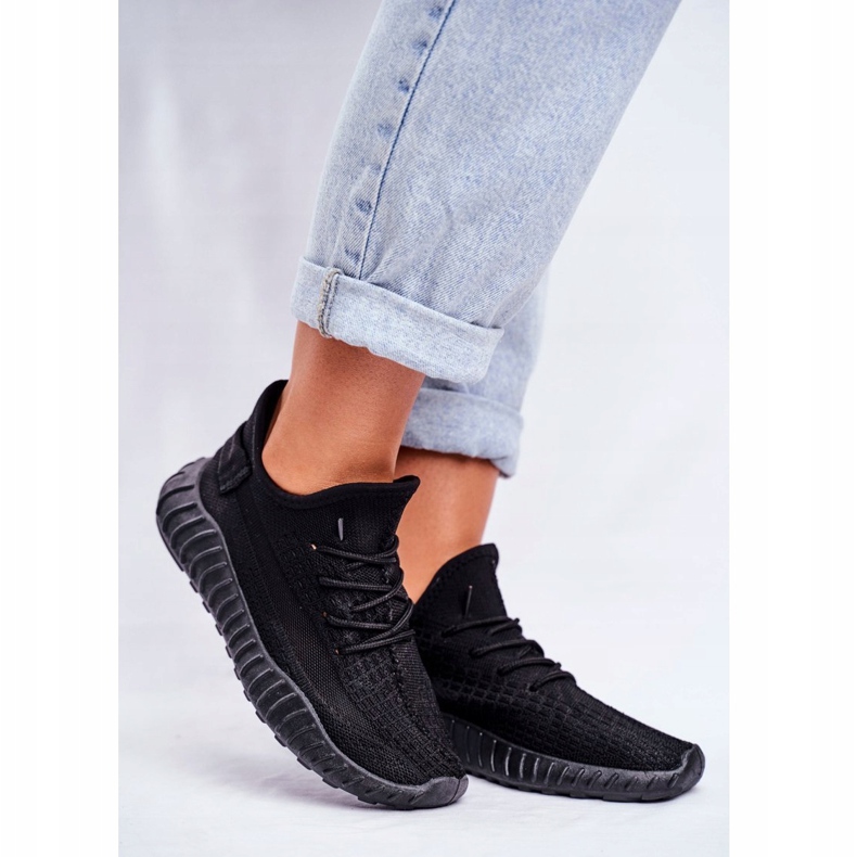 Scarpe sportive da donna, leggere e ariose nere Lumiere nero 1