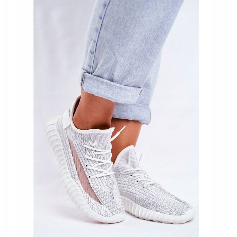 Scarpe sportive da donna, leggere e ariose argento Lumiere grigio 1