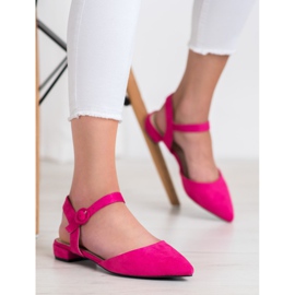 Goodin Décolleté rosa con tacco aperto 1